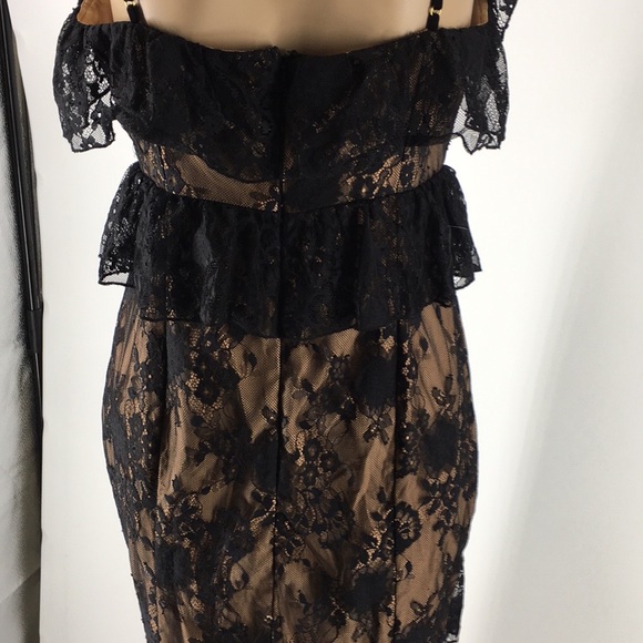 Majorelle Black Lace Dress (WP106) - Picture 5 of 6